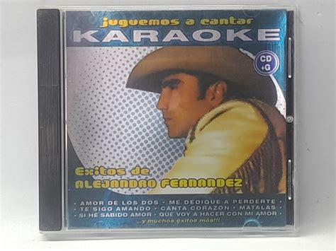 Cd Alejandro Fernandez Karaoke Juguemos A Cantar Kgb666 MercadoLibre