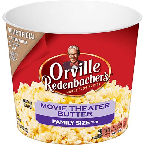 Orville Redenbachers Gourmet Microwavable Popcorn Movie Theater Butter