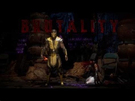 Mortal Kombat 11 Beta Scorpion Uppercut Brutality Finisher YouTube