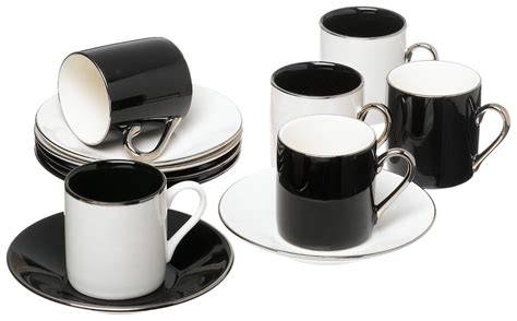The best quality cups and saucers for espresso and cappuccino selected by edo barista for bars, coffee shops and restaurants. Black and White Espresso Cups and Saucers | Espresso cups ...