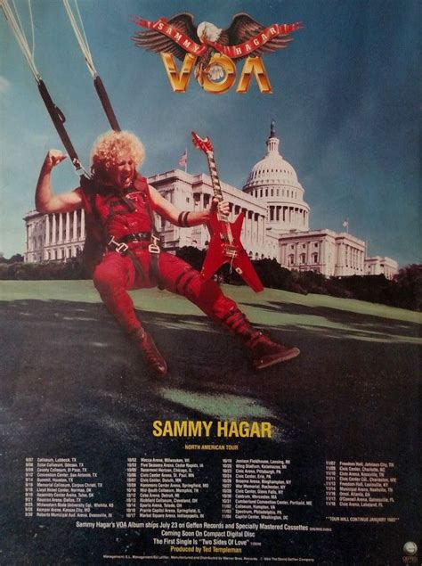 Sammy Hagar Promotional Ad