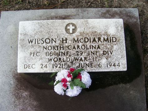 116th Infantry Regiment Roll Of Honor Pfc Wilson Hines Mcdiarmid