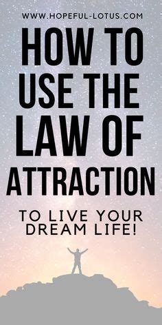 How To Use The Law Of Attraction To Create Your Dream Life Step By Step Law Of Attraction