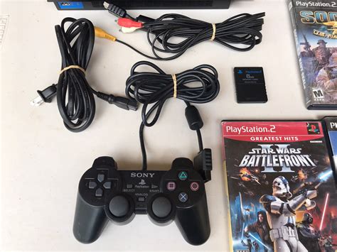 Playstation 2 Ps2 Console Scph 39001 With All Hookups Controller 10