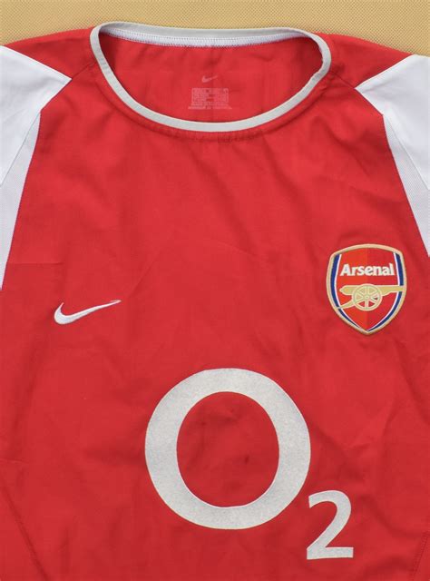2002 04 Arsenal Henry London Shirt S Football Soccer Premier