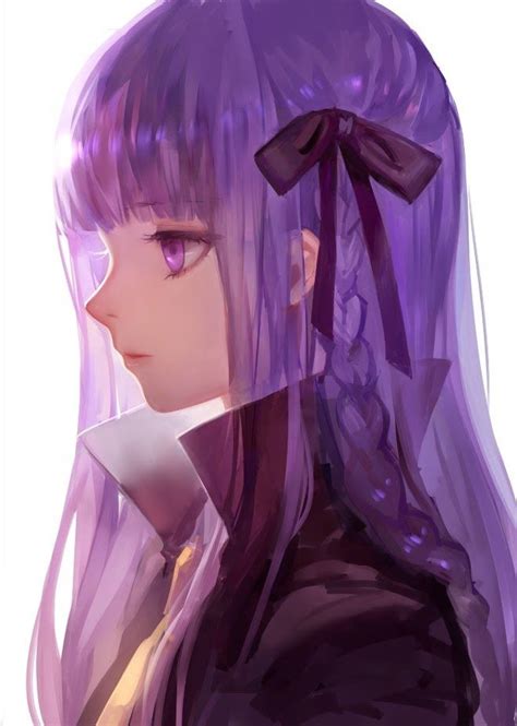 Dark purple anime wallpapers top free dark purple anime. ASK(Pixiv)... in 2020 | Anime characters, Danganronpa ...