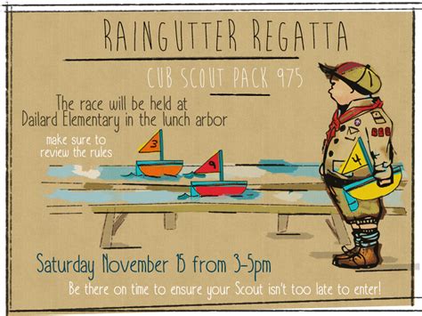 Raingutter Regatta Cub Scout Pack