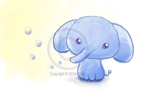 Quick Chibi Elephant Sketch By Tsukarii On Deviantart Elephant Sketch