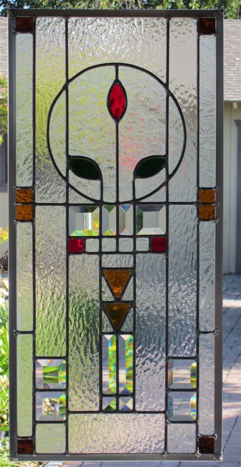 Arts And Crafts Style Stained Glass Window By Debsglassart On Etsy