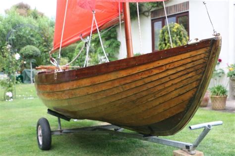 Traditional Wooden Sailing Dinghy For Sale