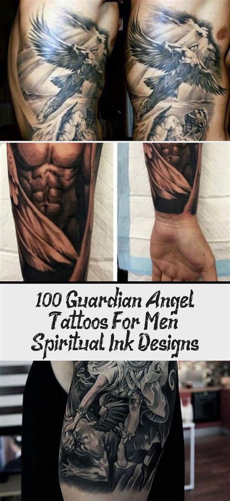 100 Guardian Angel Tattoos For Men Spiritual Ink Designs