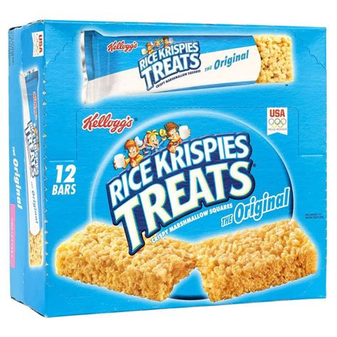 Count Rice Krispies Snack Bars Rice Krispies Rice Krispie Treats Krispie Treats