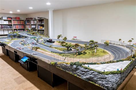 this giant no reserve slot car paradise is the easiest way to own a private race track