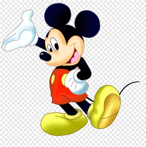 Mickey Mouse Raising Hand Illustration Mickey Sideview Movies