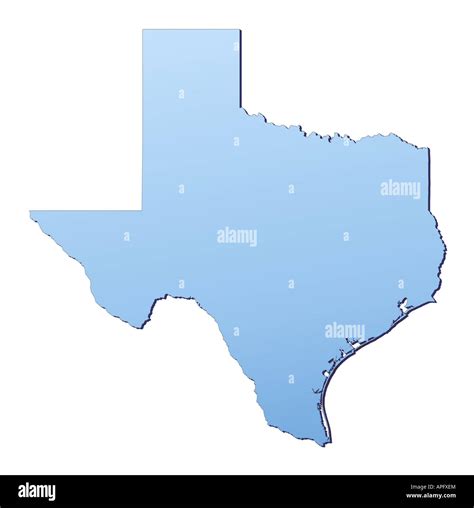 Mapa De Texas Fotografía De Stock Alamy