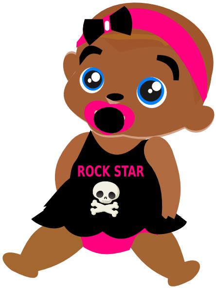 Rock Star Baby Clip Art At Vector Clip Art Online Royalty