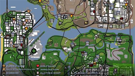 Gta San Andreas Club Location Map