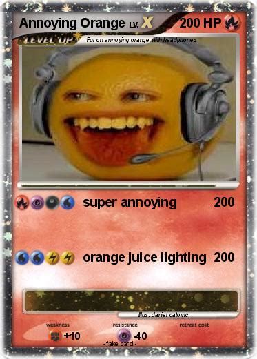 Pokémon Annoying Orange 1511 1511 Super Annoying My Pokemon Card
