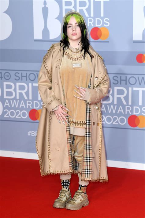 Billie Eilish At Brit Awards 2020 In London 02182020 Hawtcelebs
