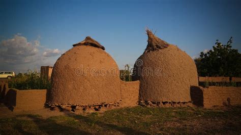 Vue Panoramique Au Village De Bkonni Des Personnes De Hausa Tahoua