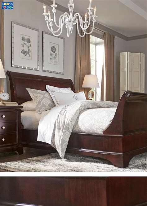 Introduce contrast with white bedding and wood nightstands. If you've dreamed of updating your bedroom the Whitmore ...