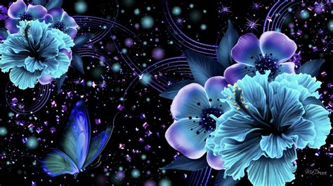 Butterfly Wallpaper Purple And Blue Kal Aragaye