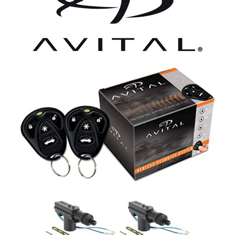 Avital 1 Way Security And Keyless Entry System 2 Door Locks Av 3100l