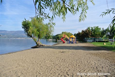 Grab your floaties, beach blankets and coolers, this is the perfect beach to spend a whole day at. Rotary Beach in Kelowna, BC | Kelowna BC Beaches | Pinterest