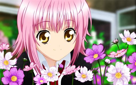 Pink Hair Shugo Chara Golden Eyes Anime Girls Wallpaper