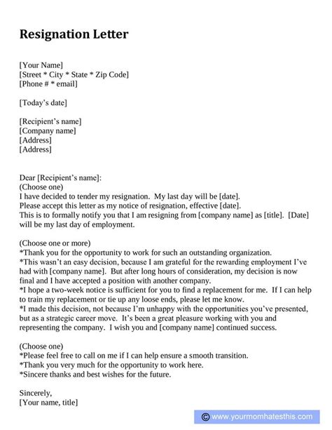 Letter Of Resignation Samples 5 Steps On How To Write A Letter Of
