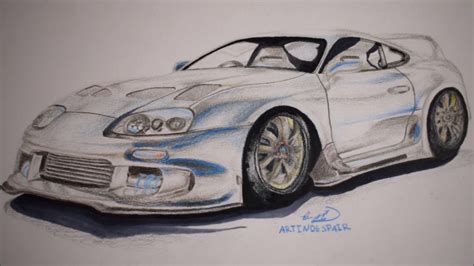 Toyota Supra Drawing At Paintingvalley Com Explore Collection Of Toyota Supra Drawing