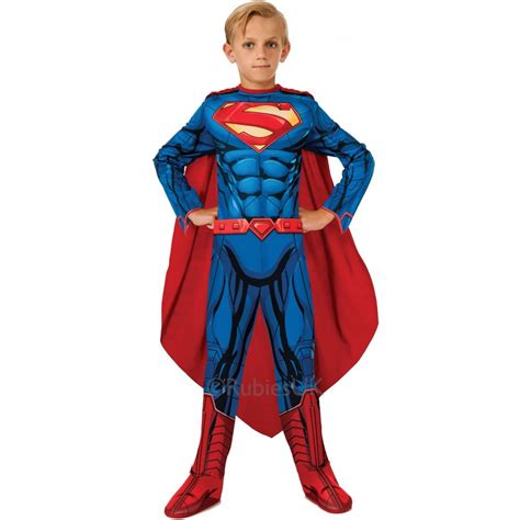 Classic Boys Superhero Superheroes Child Kids New Fancy Dress Costume