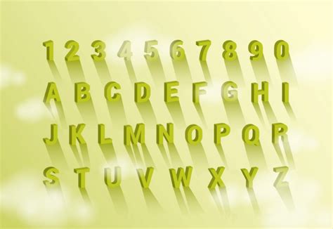 Maybe you would like to learn more about one of these? 3D Fonts with Shadow Vectors - Download Free Vectors ...