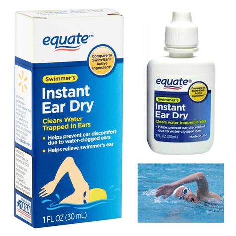 1 Pc Instant Ear Dry Drops Relief Water Trapped Clogged Ears Swimmers
