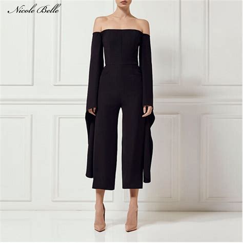Nicole Belle 2017 New Arrived Long Overalls Sexy Woman Long Strapless