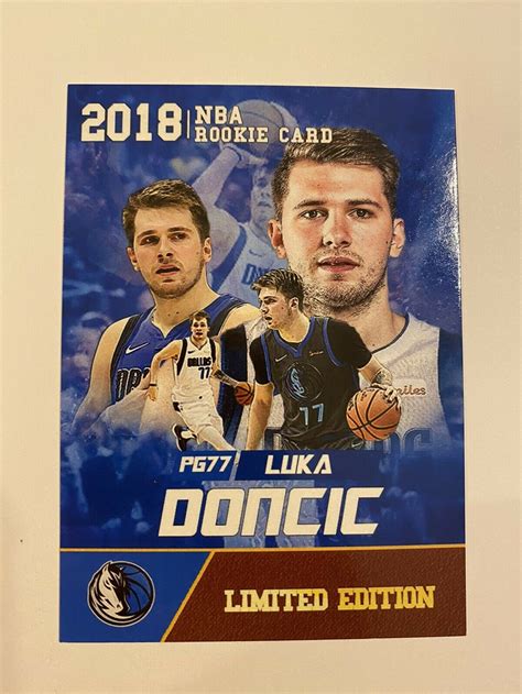 2018 Luka Doncic Limited Edition Rookie Gems Cards Etsy