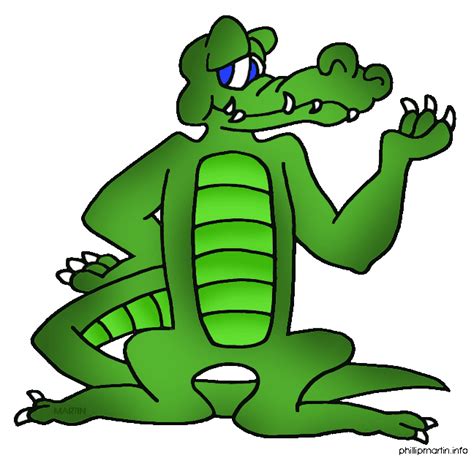 Animated Alligator Clip Art