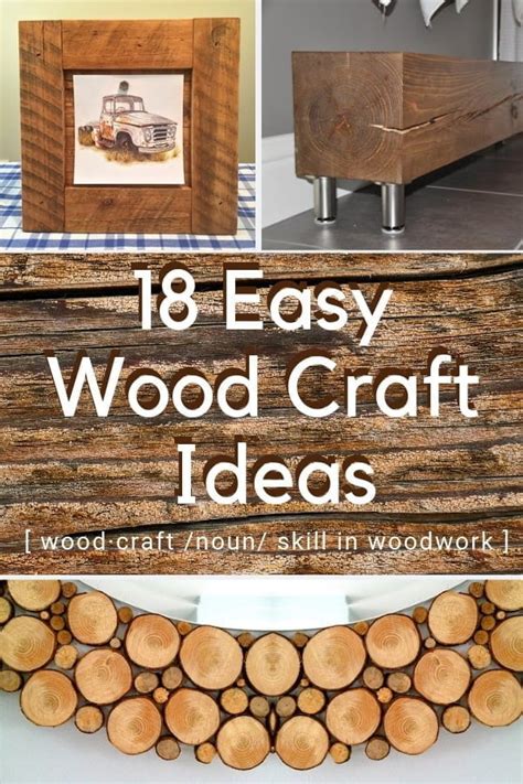 Wood Craft Ideas And Art Projects 18 Easy Diy Ideas