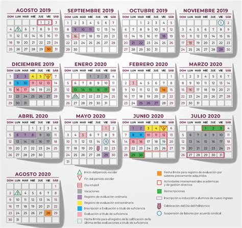 Consulta Aqui El Calendario Escolar Del Ipn 2018 2019 El Images