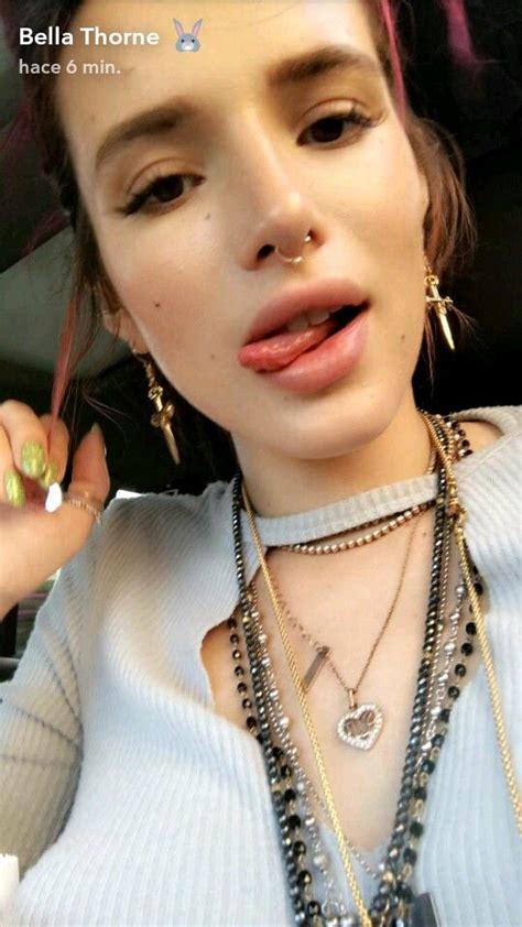 Bella Thorne Via Snapchat 04082017 Bella Thorne Nose Ring Bella