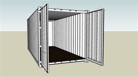 Sketchup Components 3d Warehouse Shipping Container 20 Feet