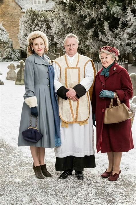 Father Brown With Lady Felicia And Mrs Mccarthy Costume Drama British Tv Mysteries Tv Detectives