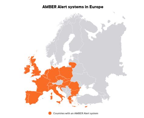 National Amber Alerts Amber Alert Europe