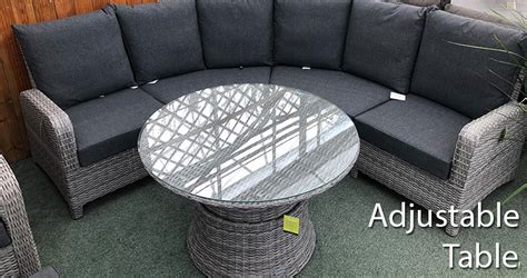 Make dinner time into your own oasis with this coastal rattan counter height dining table. Adjustable Rattan Table - Relaxed and Formal Outdoor ...