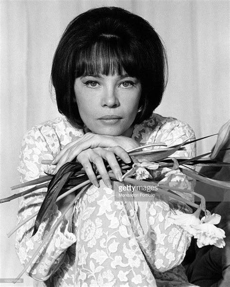 A Portrait Of The French Actress And Dancer Leslie Caron Renowned