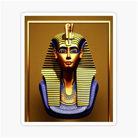 King Tut Sticker For Sale By Saber1977 Redbubble