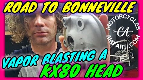 The finish vapor blasting produces on aluminum parts is just freaking awesome! VAPOR BLASTING DIY VAPOR HONING - YouTube