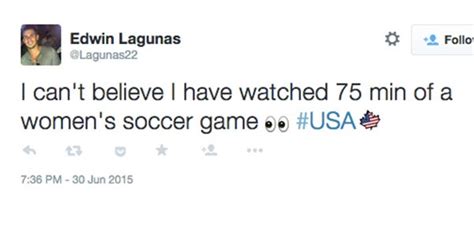 Us Womens World Cup Soccer Team Sexist Tweets