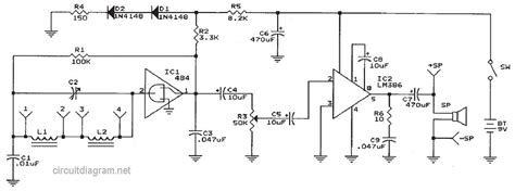 Two Chips Am Radio Receiver Circuit Scheme