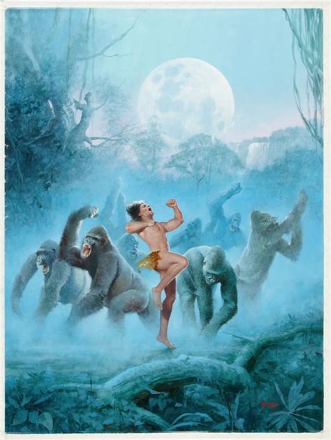 Enrich Torres Prat Tarzan And The Apes At The Ceremonial Dum Dum Dance Item By Comicsha
